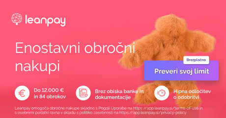 Nakup senčil na obroke z Leanpay